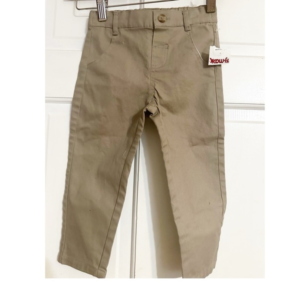 Perry Ellis Infant Flat Front Khaki Chino Pants NWT Sz 24M